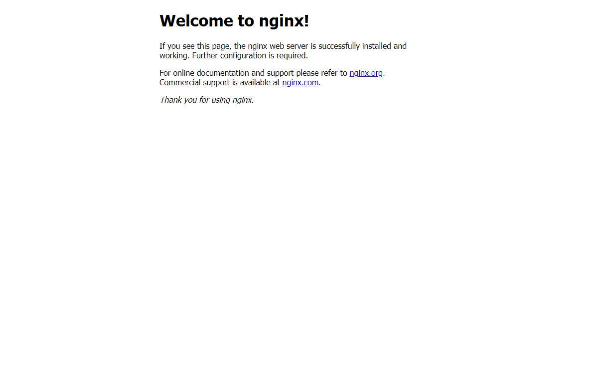 Welcome to nginx!