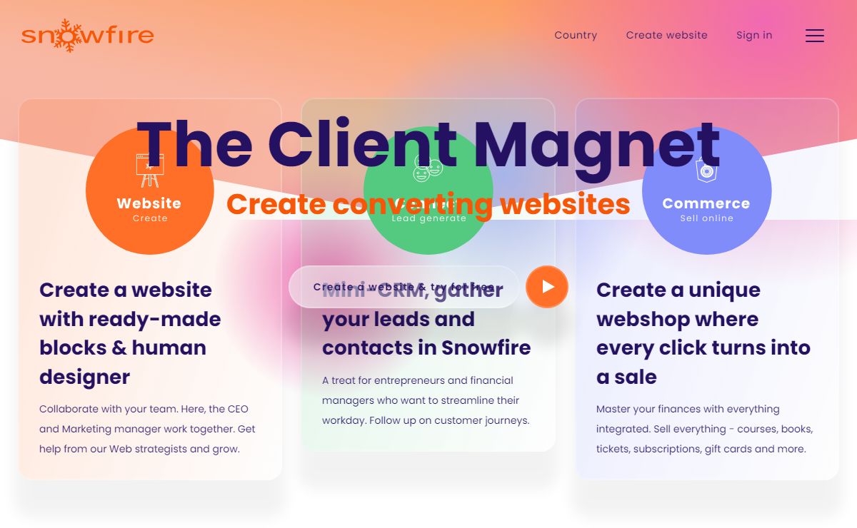 Create a website & turn it into a Client Magnet