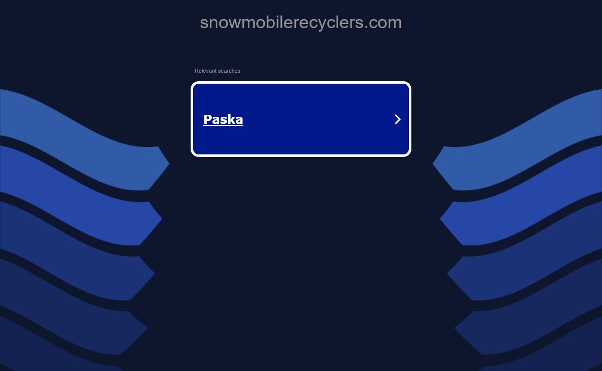 snowmobilerecyclers.com - snowmobilerecyclers Resources and Information.