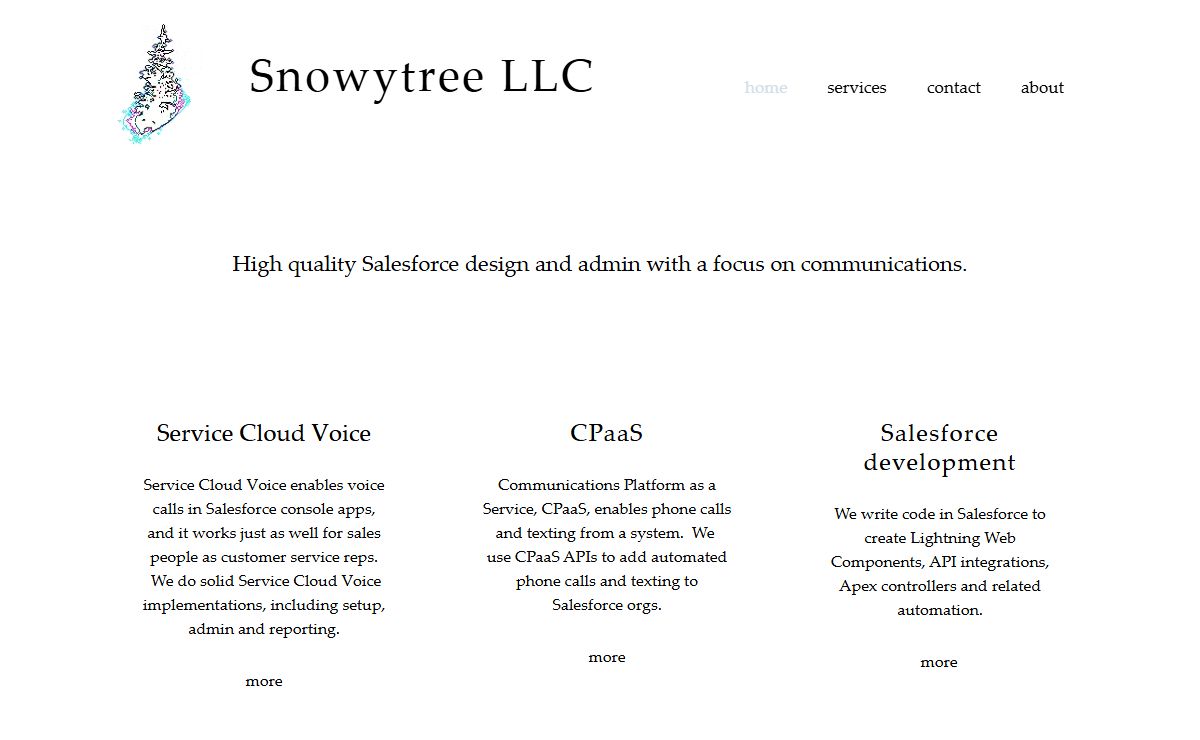 home - Snowytree can help with Salesforce