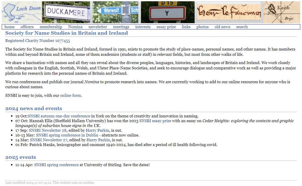 SNSBI: homepage