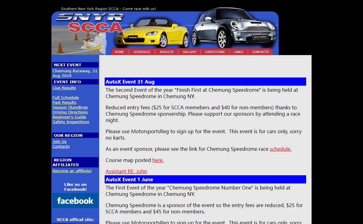 Southern New York Region (SNYR) SCCA
