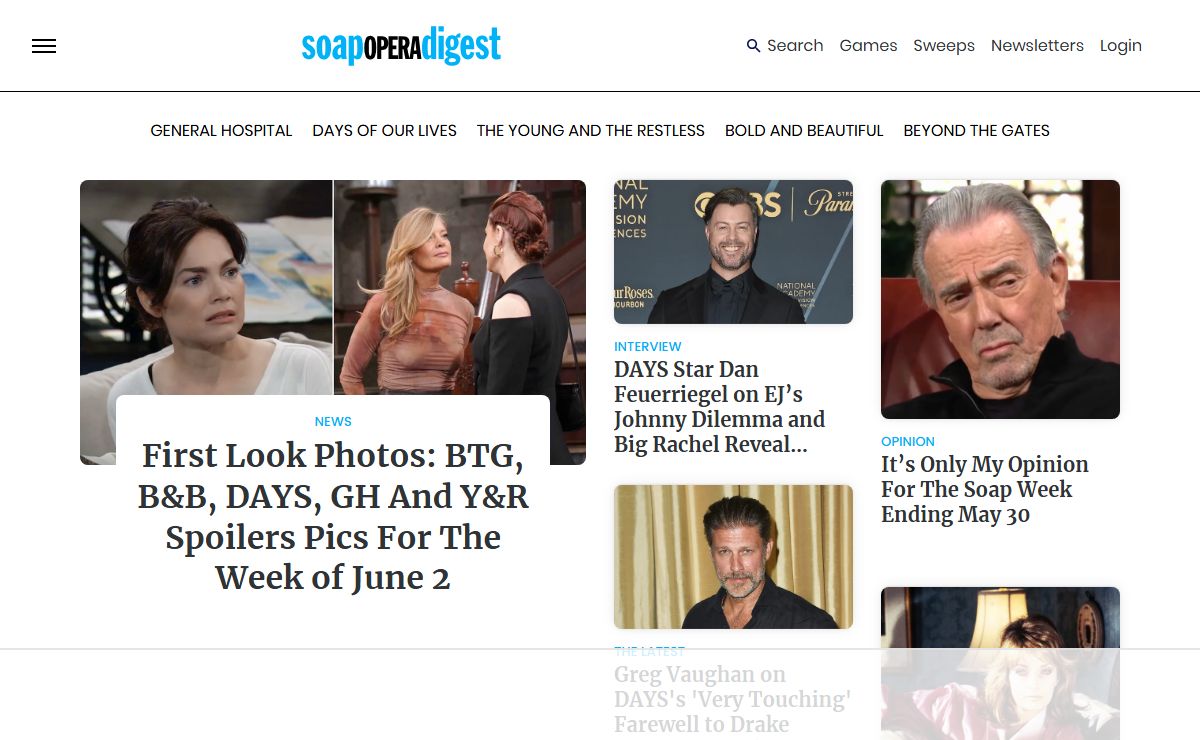 Soap Opera Digest - Celebrity News | Entertainment Gossip
