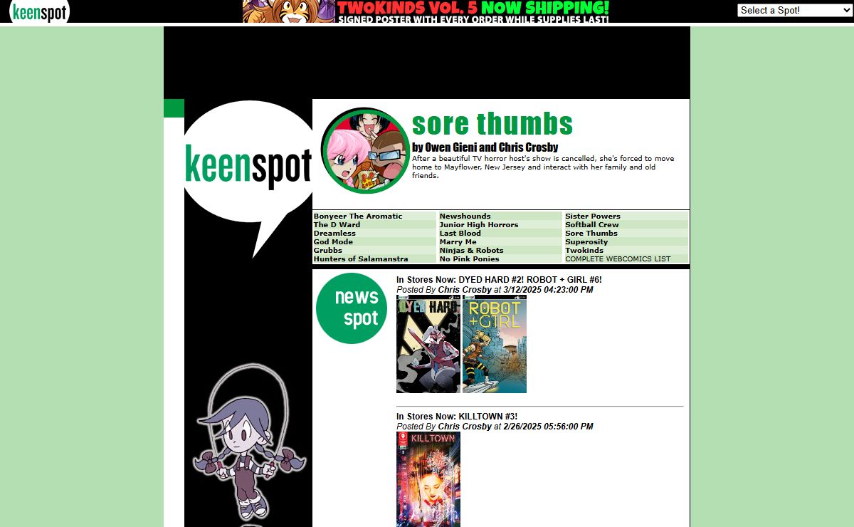 Keenspot: The Spot For Comics