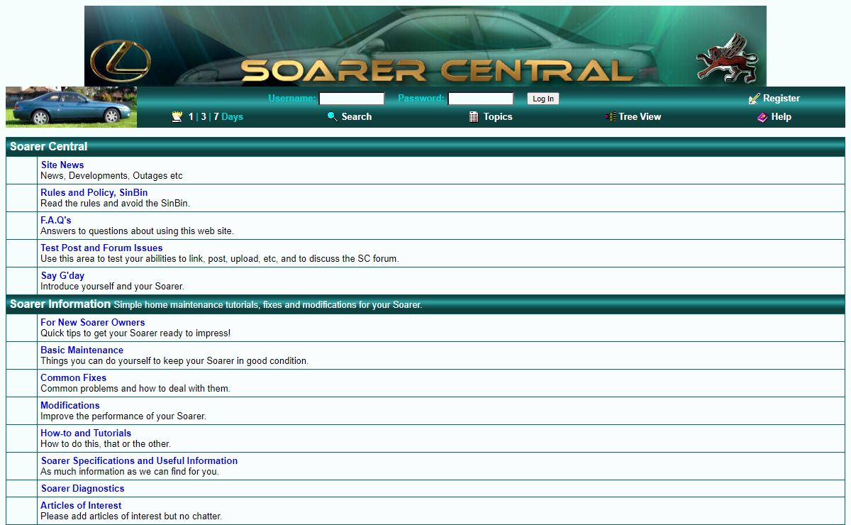 Topics - Soarer Central