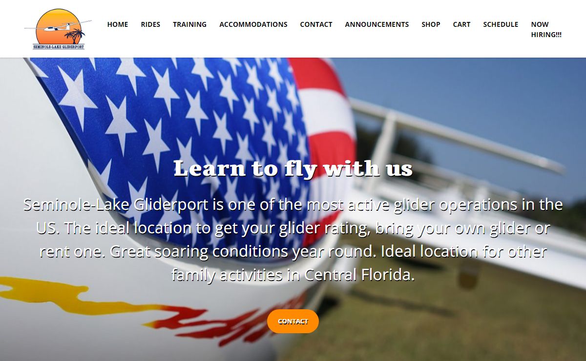 Seminole Lake Gliderport – Central Florida's Premiere Soaring Site