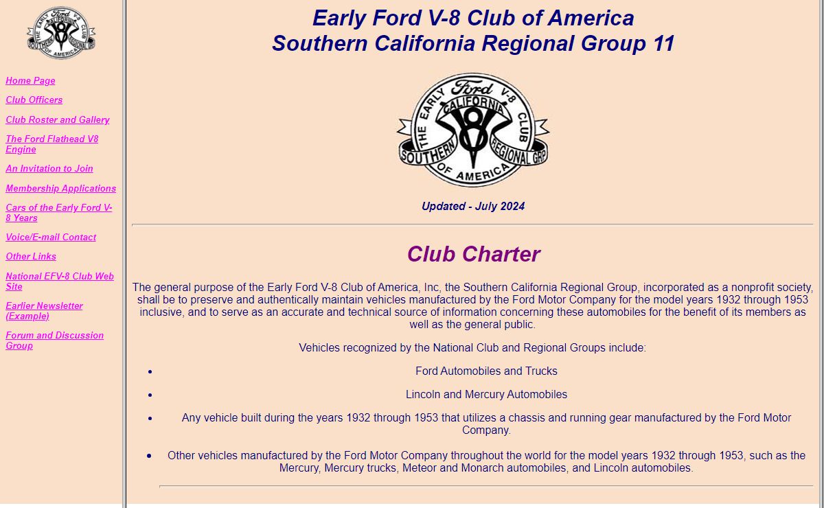 EFV-8 Club...
