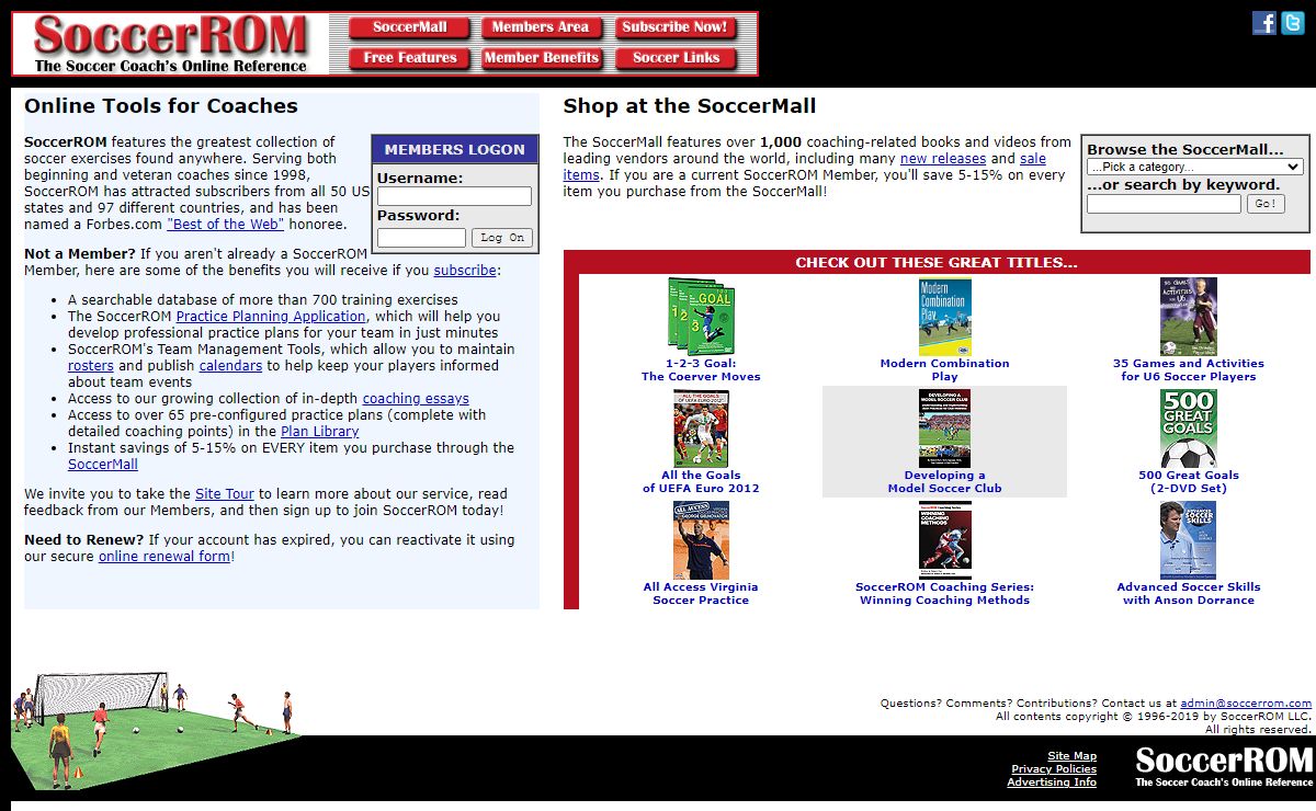 SoccerROM: The Soccer Coach's Online Reference