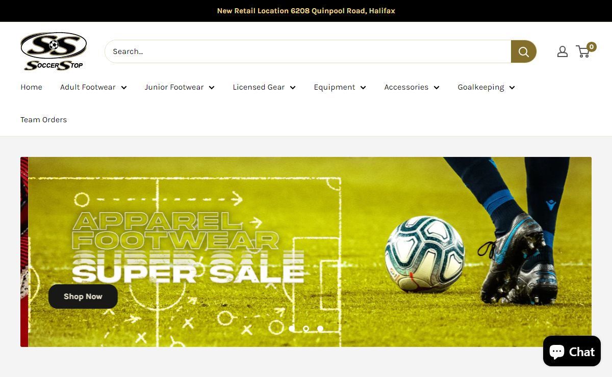 SoccerStop - Atlantic Canada's Soccer Shop - Over 40 Years in Business