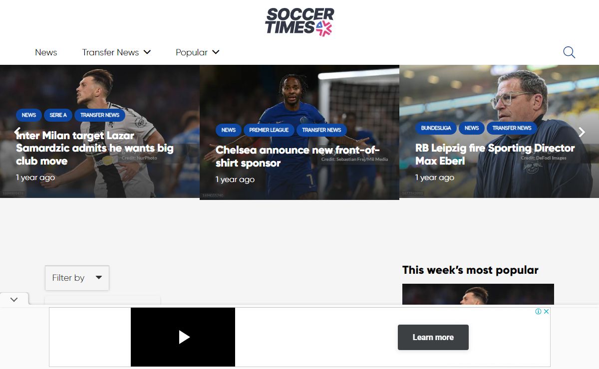 Soccer Times - Soccer Times