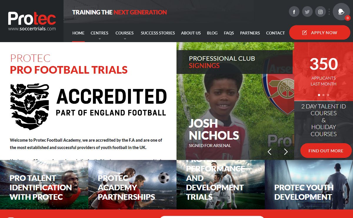 Football Trials | Football Academy | Protec