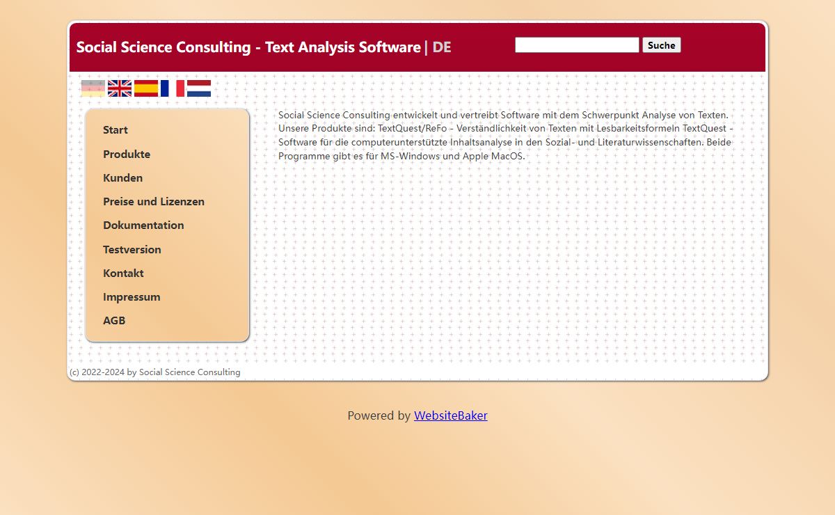 Social Science Consulting - Text Analysis Software