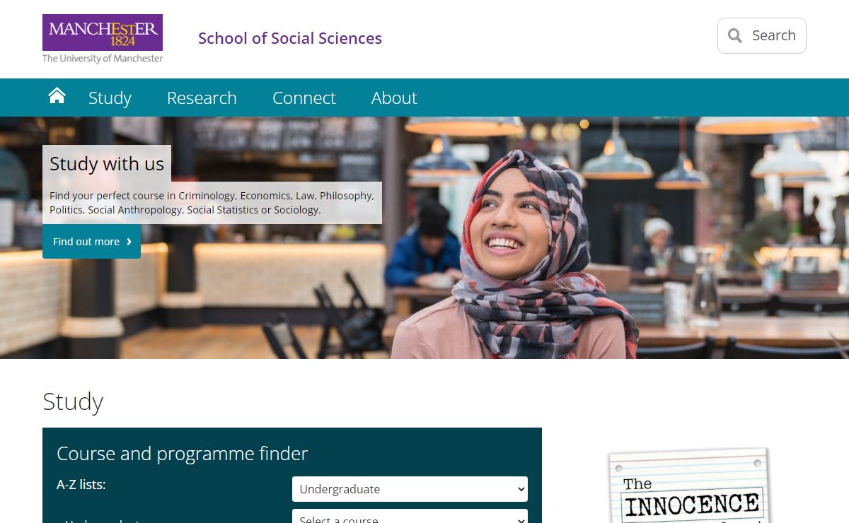 School of Social Sciences - The University of Manchester