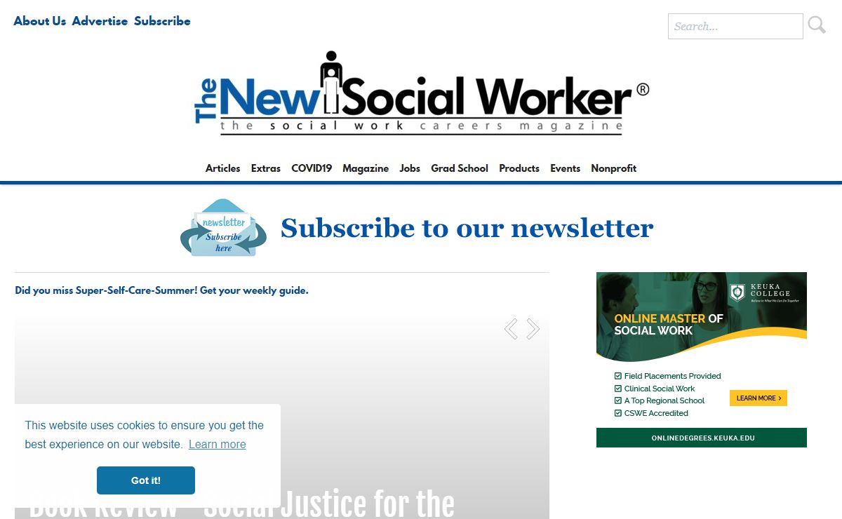The New Social Worker Online — the professional social work careers magazine - SocialWorker.com