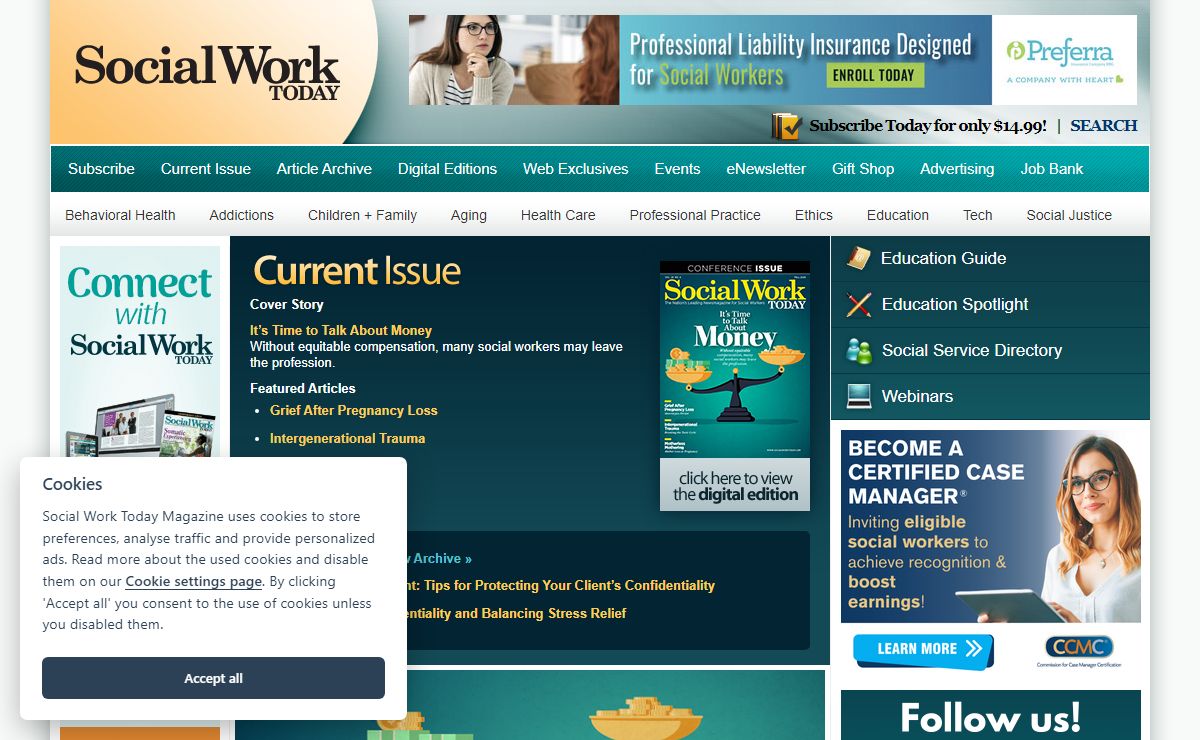 Social Work Today Magazine