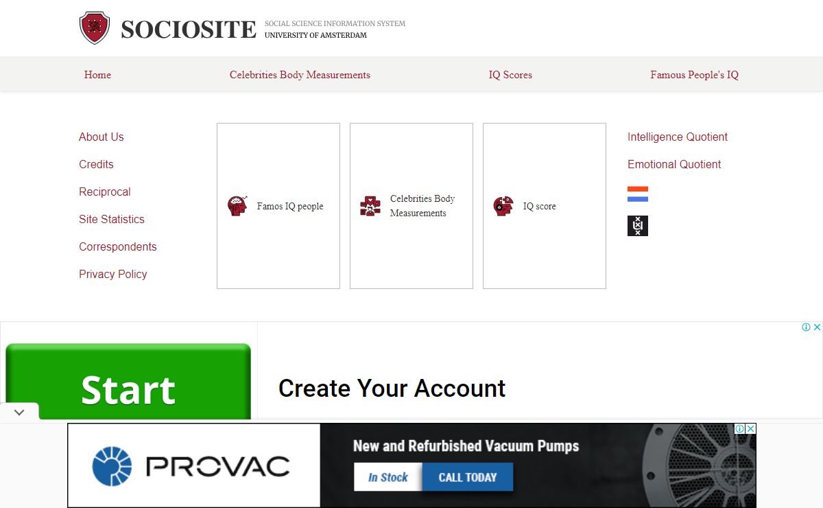 Social Science Information System | Sociosite