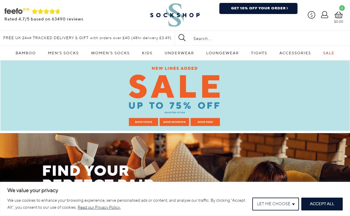 Feel Good From The Feet Up | SOCKSHOP | SOCKSHOP UK