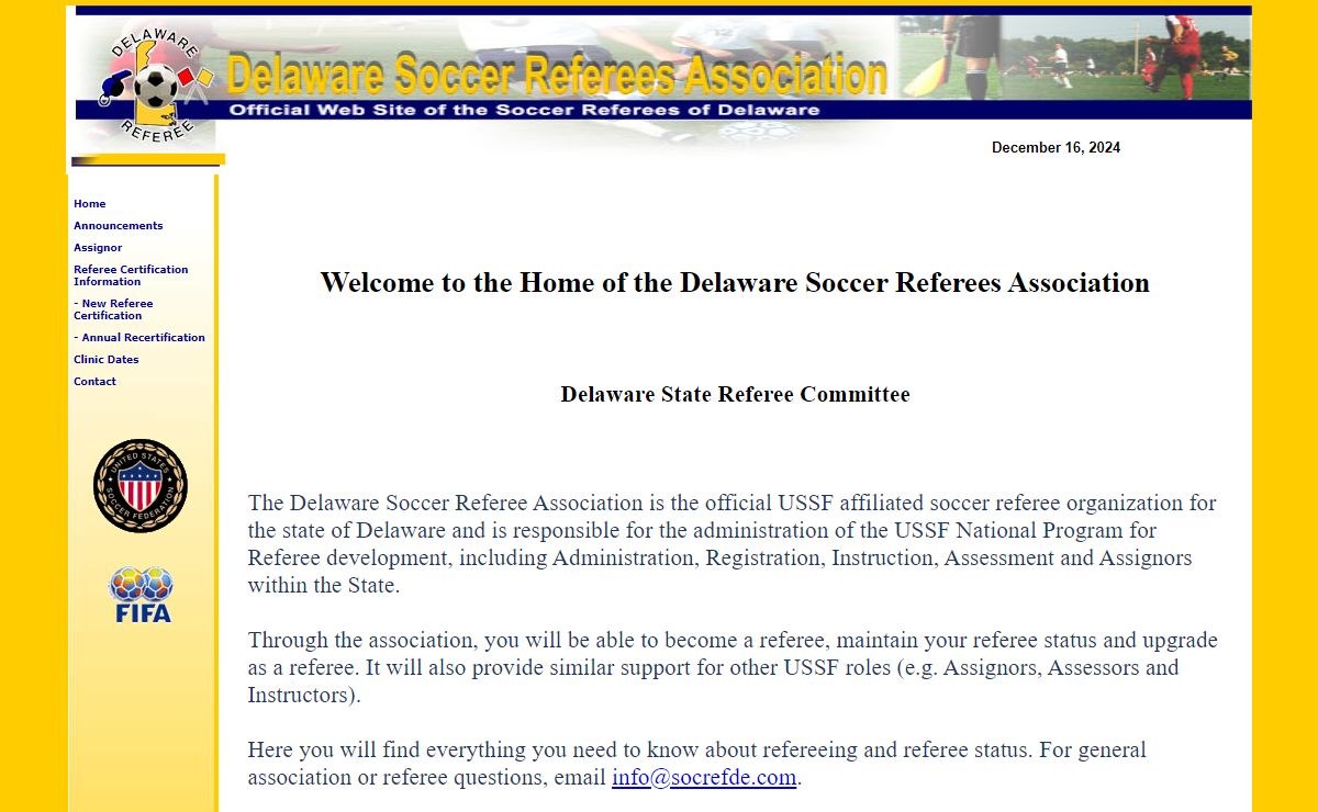 Soccer Referees of Delaware