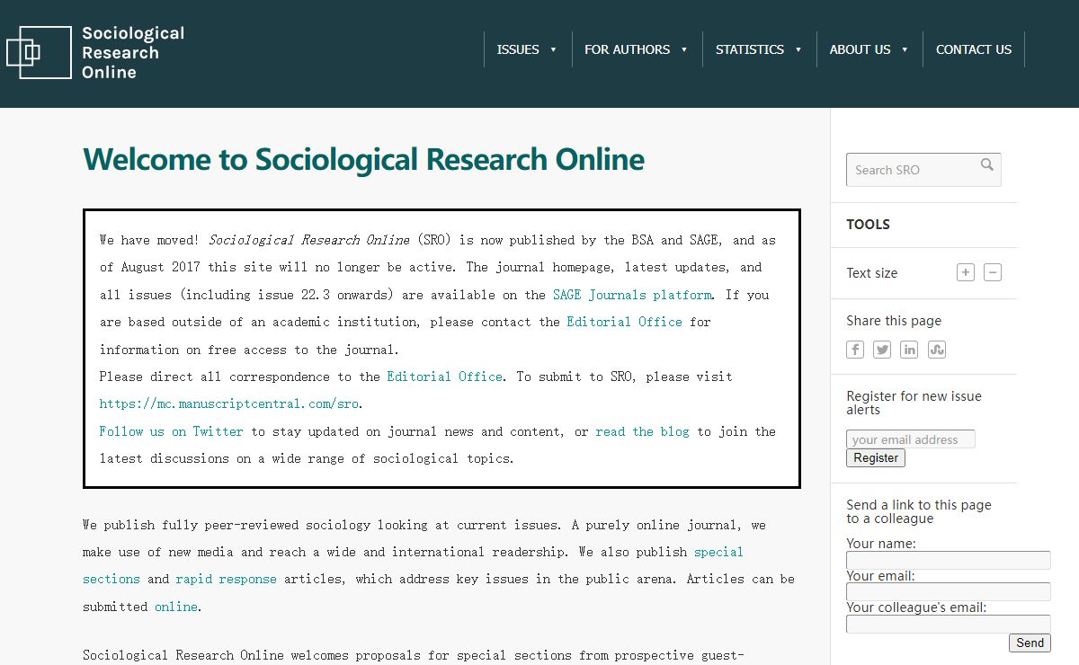 Sociological Research Online