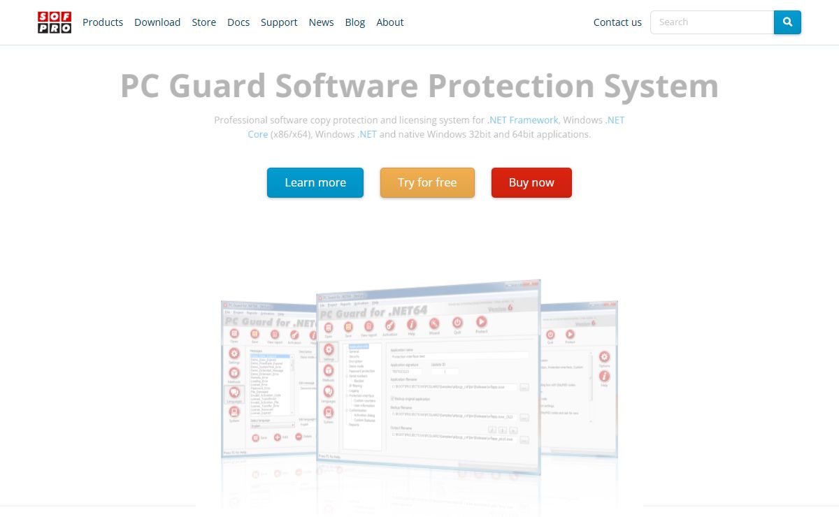 SOFPRO | Software protection, licensing and copy protection with PC Guard Software Copy Protection System