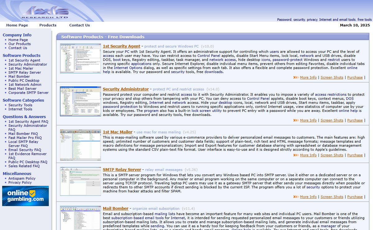 SoftHeap - password, security, privacy, email, Internet tools