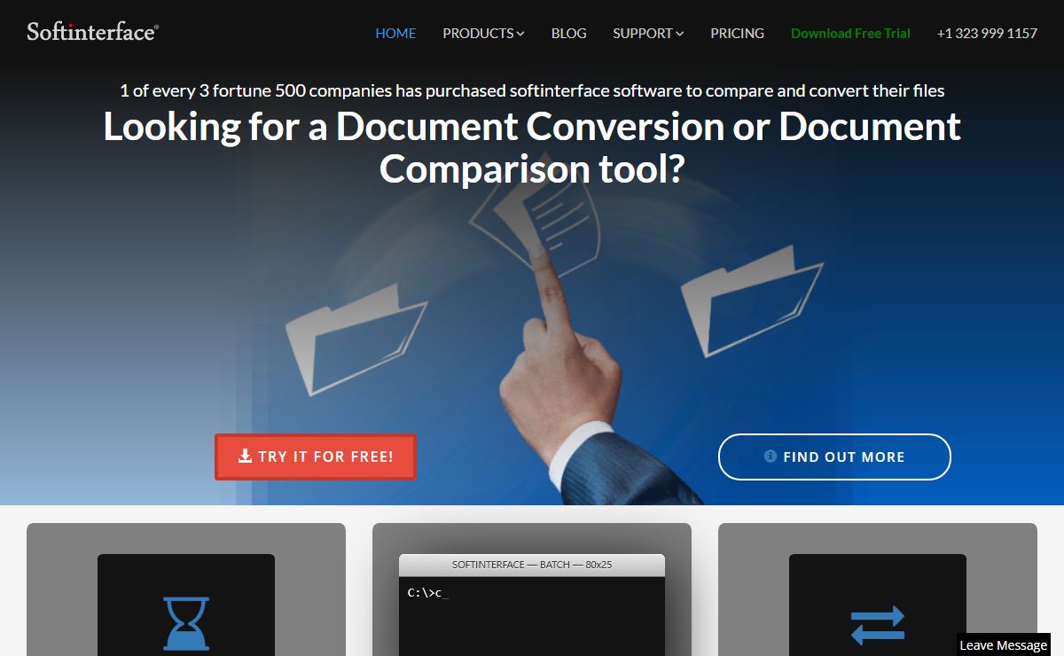 Document Conversion & Document Comparison Apps-Softinterface