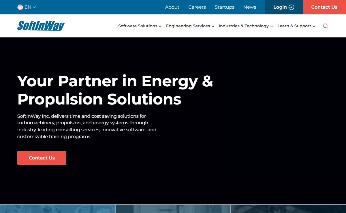 SoftInWay | Turbomachinery, Energy, & Propulsion Solutions