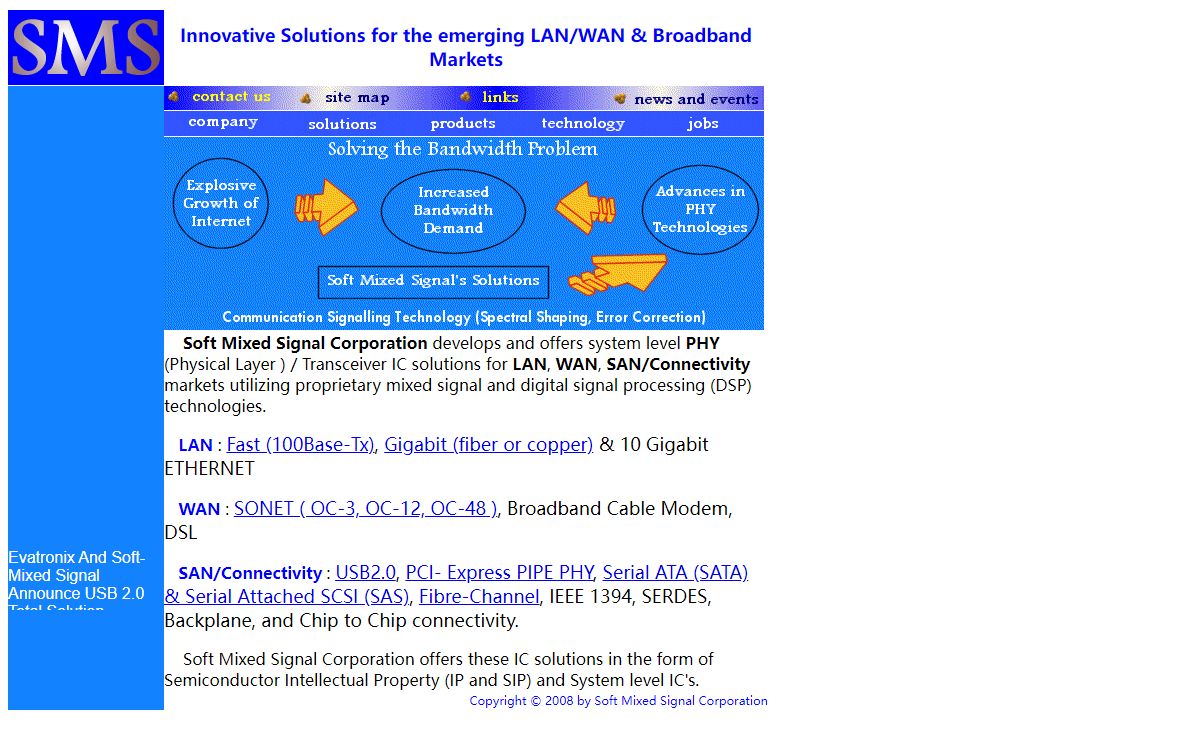 Soft Mixed Signal Corporation Home Page