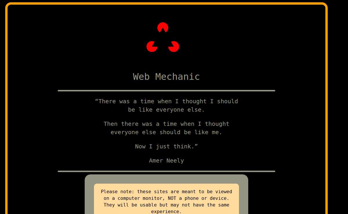 Web Mechanic