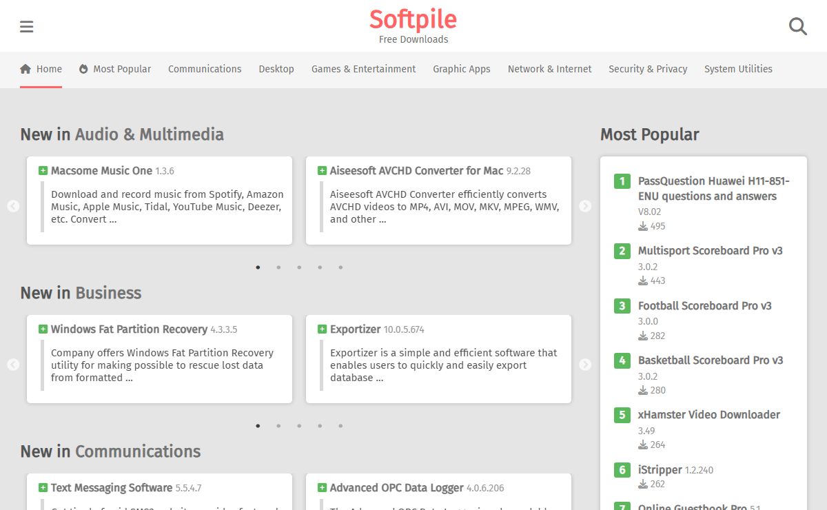 Softpile - Free Downloads