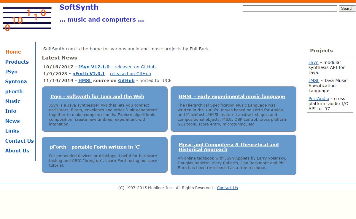 SoftSynth - music and computers