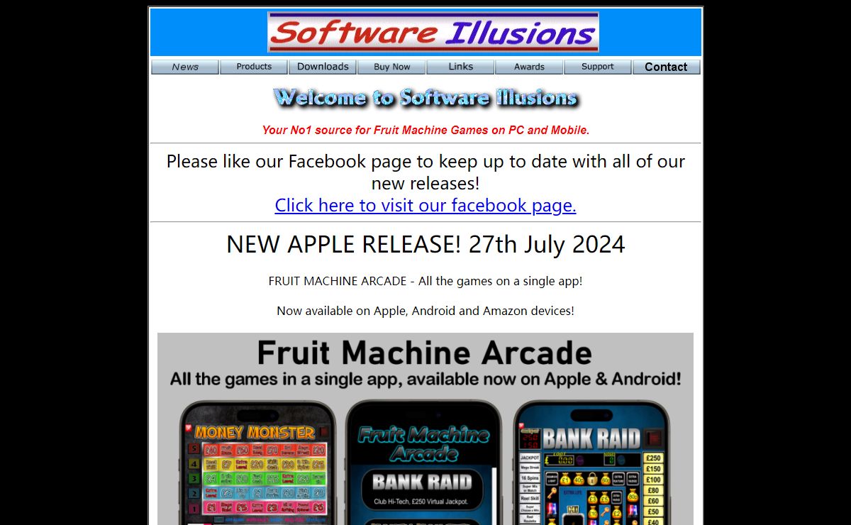 Software Illusions: Fruit Machine Games for PC, Android, and Apple
