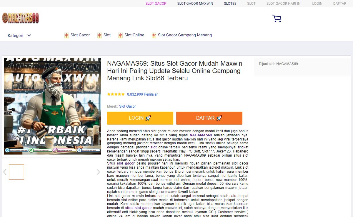 NAGAMAS69: Situs Slot Gacor Mudah Maxwin Hari Ini Paling Update Selalu Online Gampang Menang Link Slot88 Terbaru