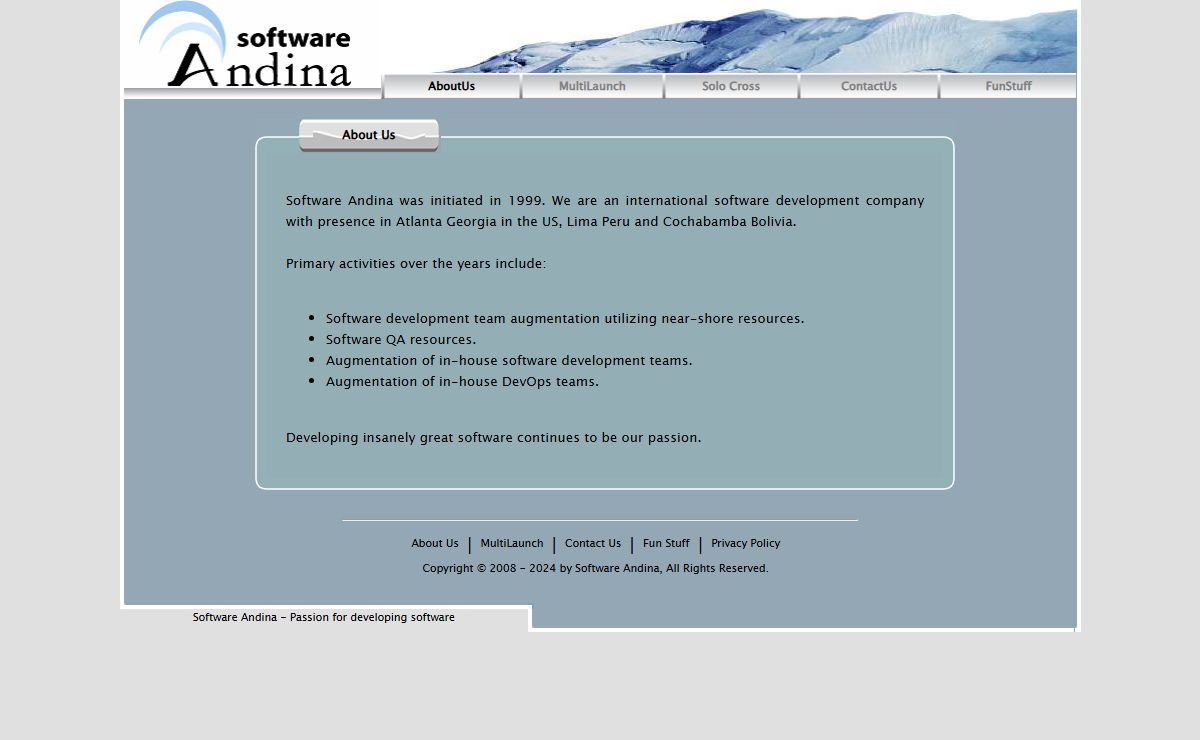 Software Andina - About Us
