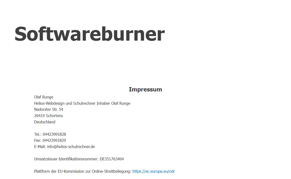 Softwareburner - Software