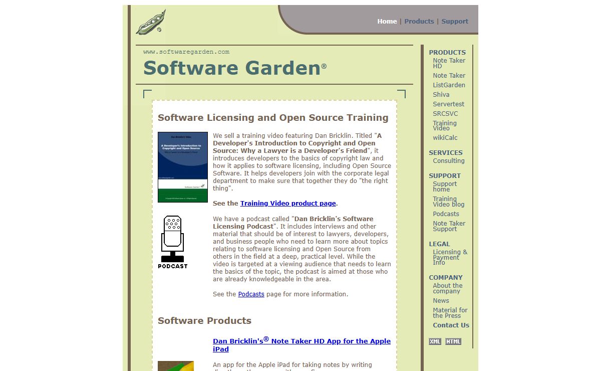 Software Garden, Inc. Website
