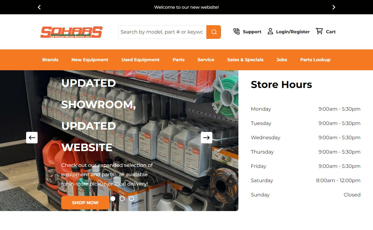 Sohars All Season Mower Service, Inc. | Outdoor Power Equipment Dealer, Macedonia, OH
