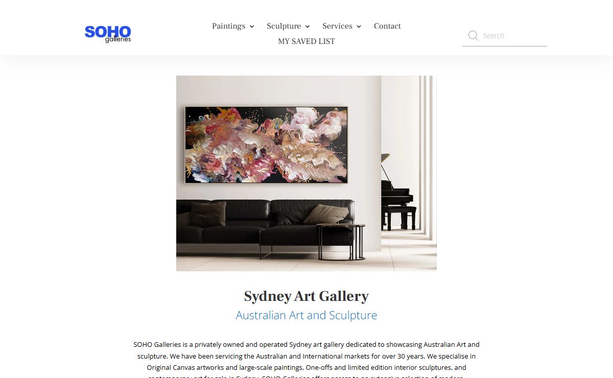 Sydney Art Gallery | Original Art | SOHO Galleries Sydney