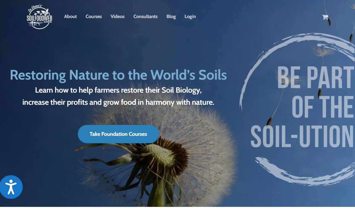 Dr. Elaine’s™ Soil Food Web School - Regenerating Soil - Regenerative Agriculture Courses