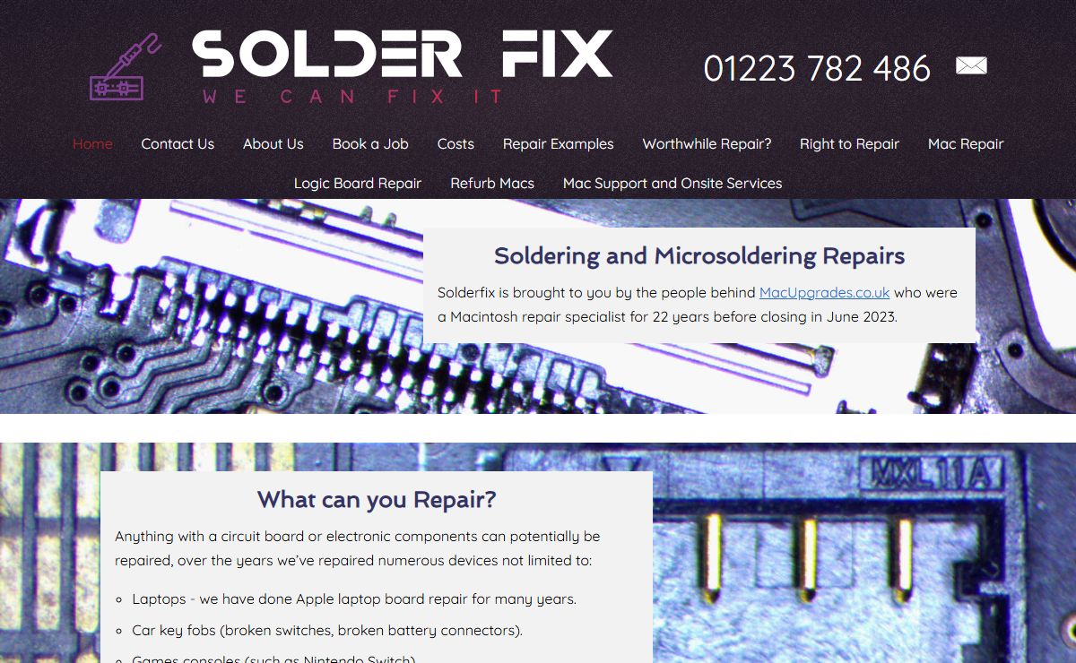 SolderFix - Microsoldering Repair Service