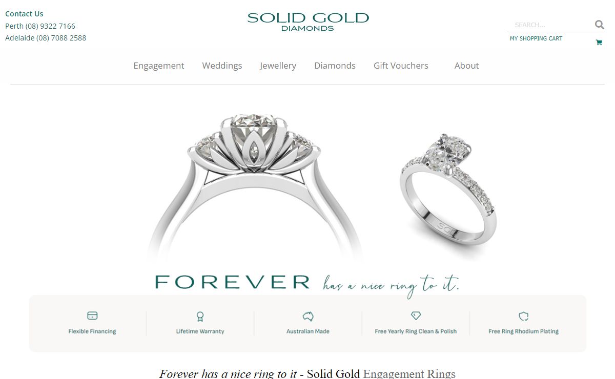 Jewellers Perth & Adelaide | Fine Diamond Jewellery - Solid Gold