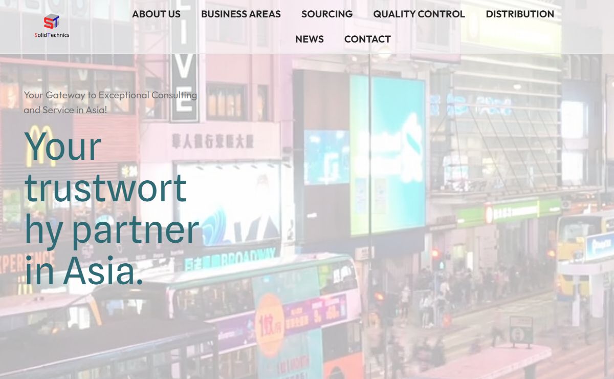 SolidTechnics: We are your transparent and trustworthy partner in Asia.