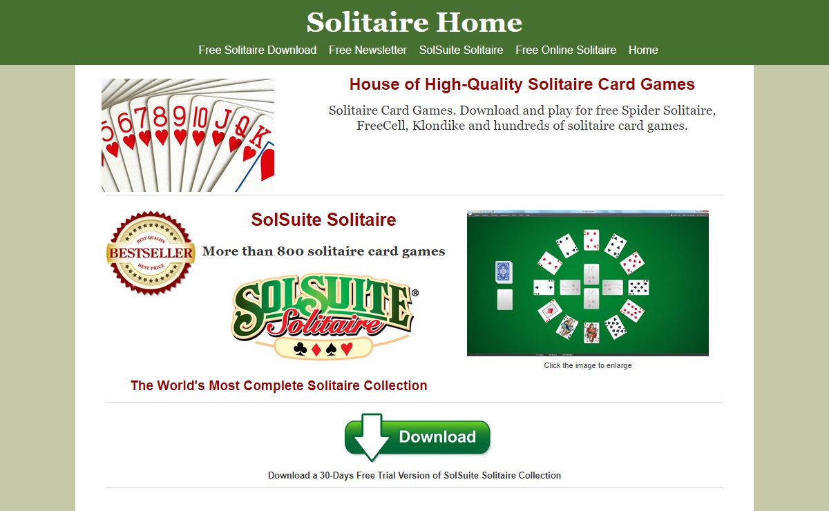 Solitaire Home | House of High-Quality Solitaire Games