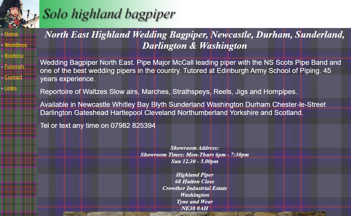 North East Wedding Bagpiper, Newcastle, Durham, Sunderland