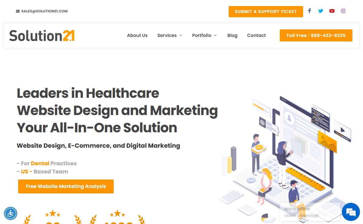 Healthcare Digital Marketing Agency in Irvine | Solution21, Inc.
