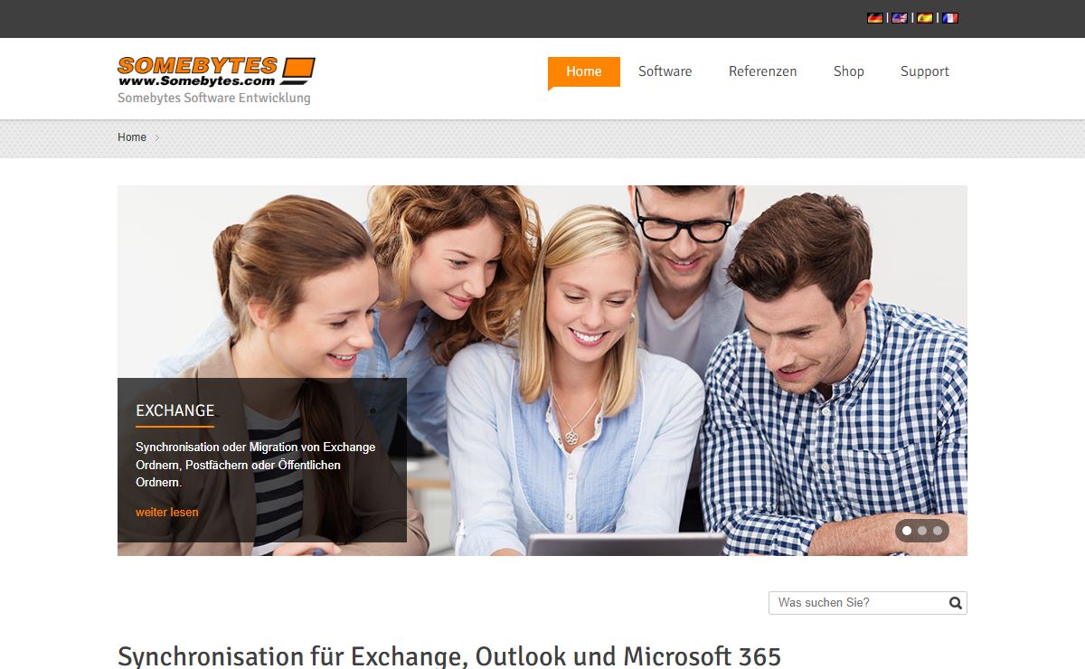 SOMEBYTES Software für Office, Microsoft 356 und Exchange