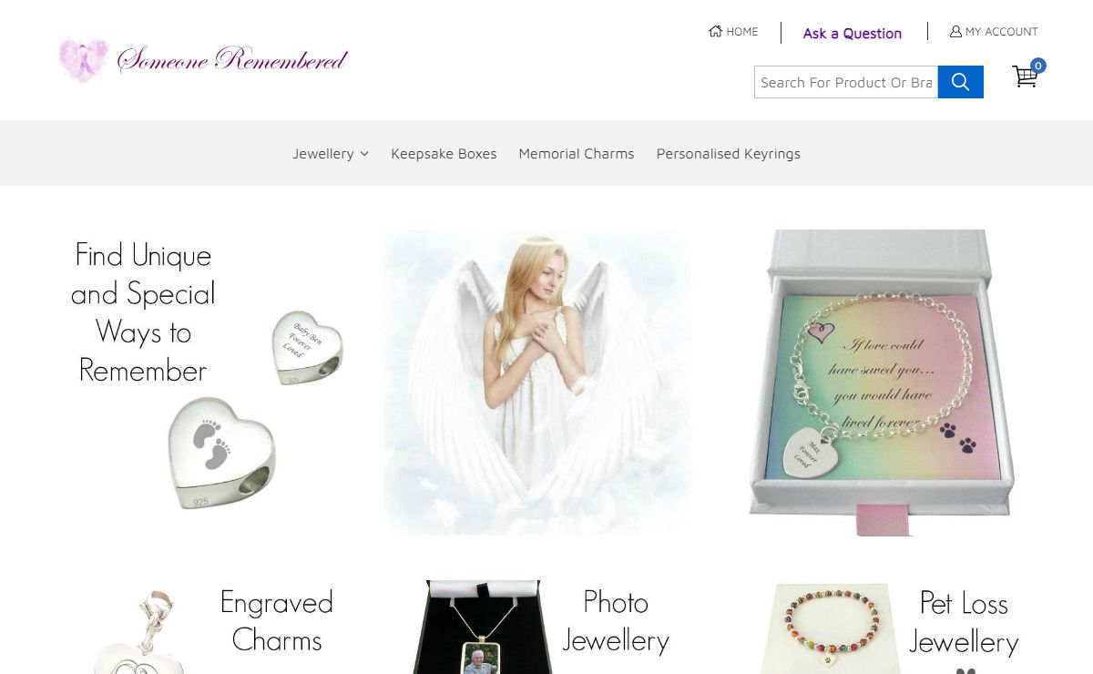 Sympathy Gifts, Pet Loss Jewellery. Someone Remembered UK