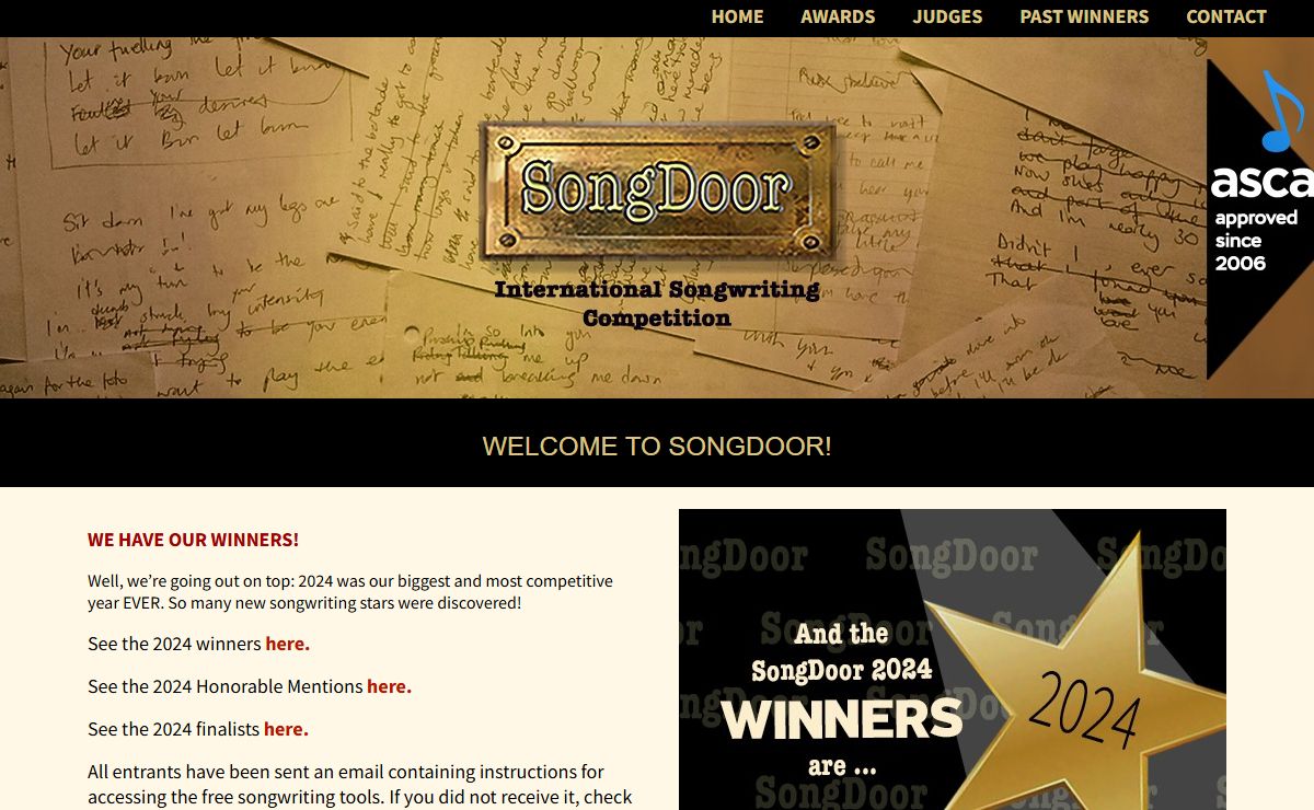 Best Songwriting Contest