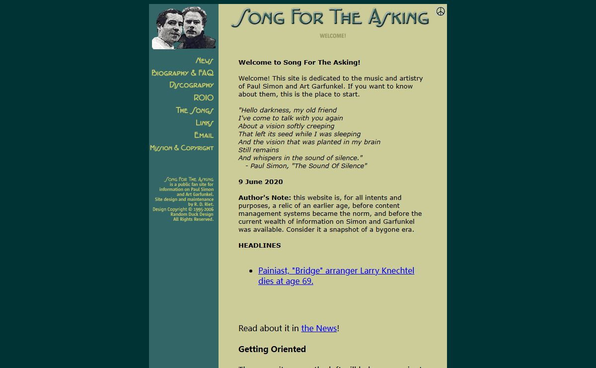 Song For The Asking - A Tribute to Simon & Garfunkel