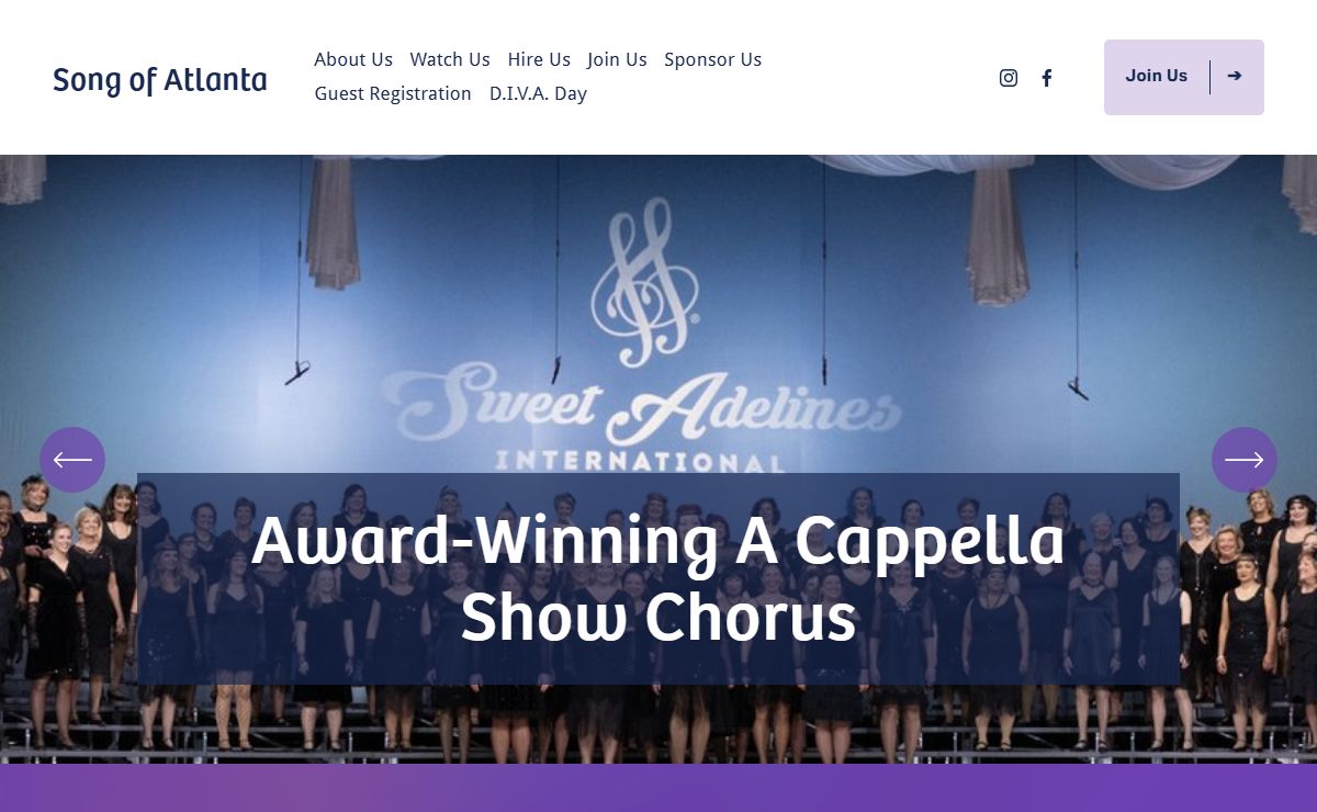 Song of Atlanta / Atlanta's Premier A Cappella Show Chorus